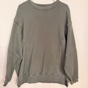 Aerie Olive Green Knit Top